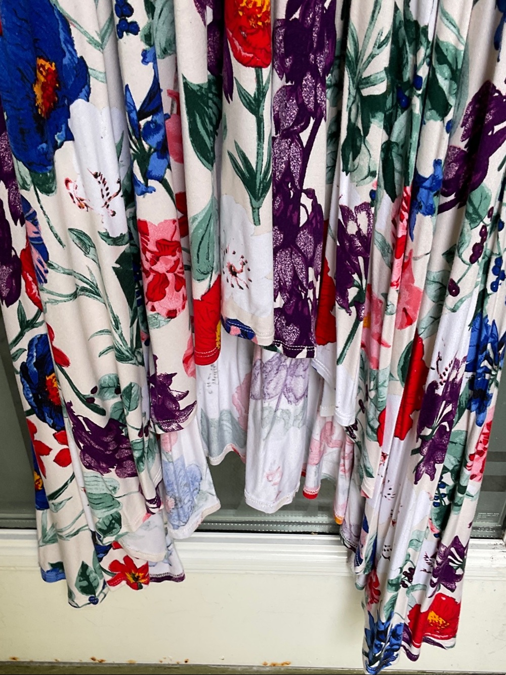 Philosophy White Maxi Dress with Multicolor Floral Print - Picture 4 of 5